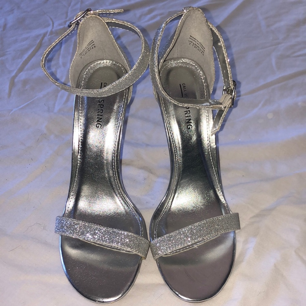 COPY - Call It Spring 4” glitter heels size 7